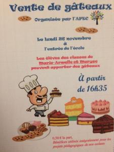 Vente De Gateaux Ecole Maternelle La Champagnere